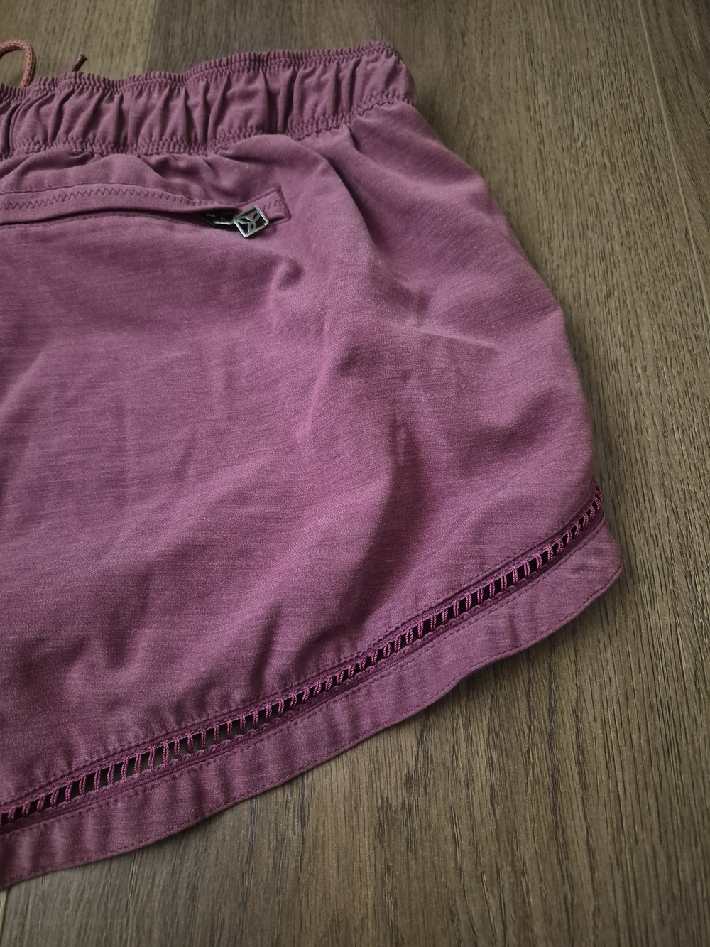 Prana Active Drawstring Shorts in Dusty Rose - Picture 3 of 3